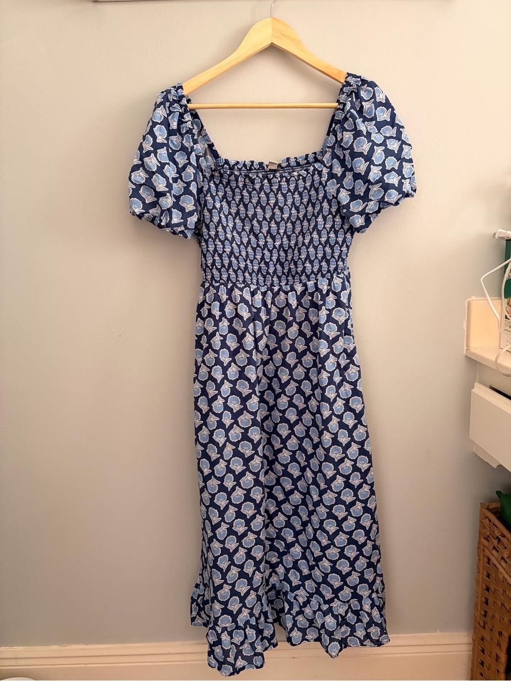 Floral Midi Cotton Dress